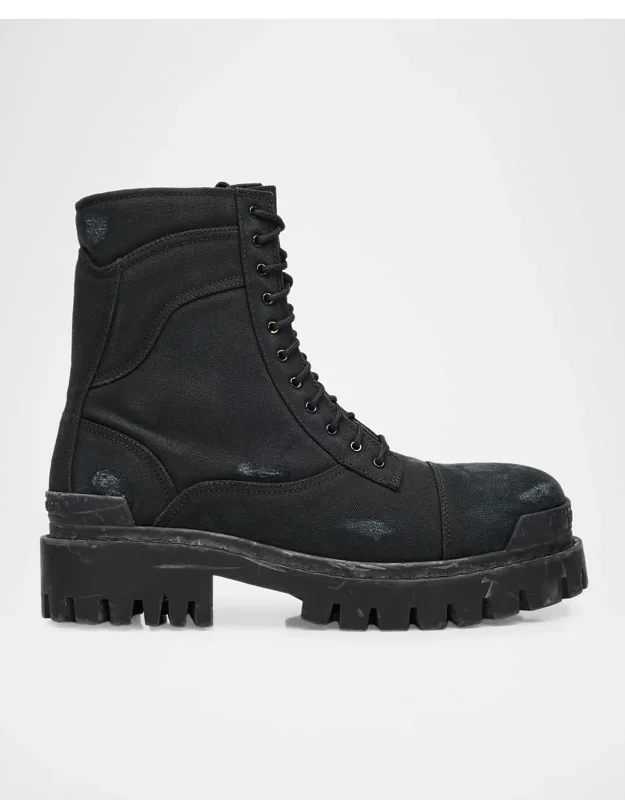 Combat Strike Lace-up Boots