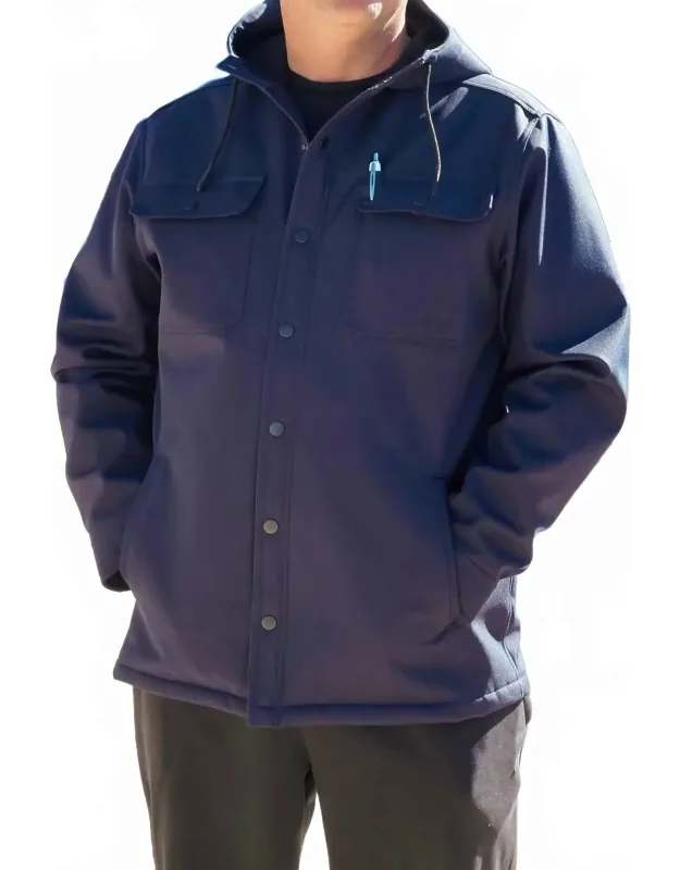 Hooded Shirt Jacket
