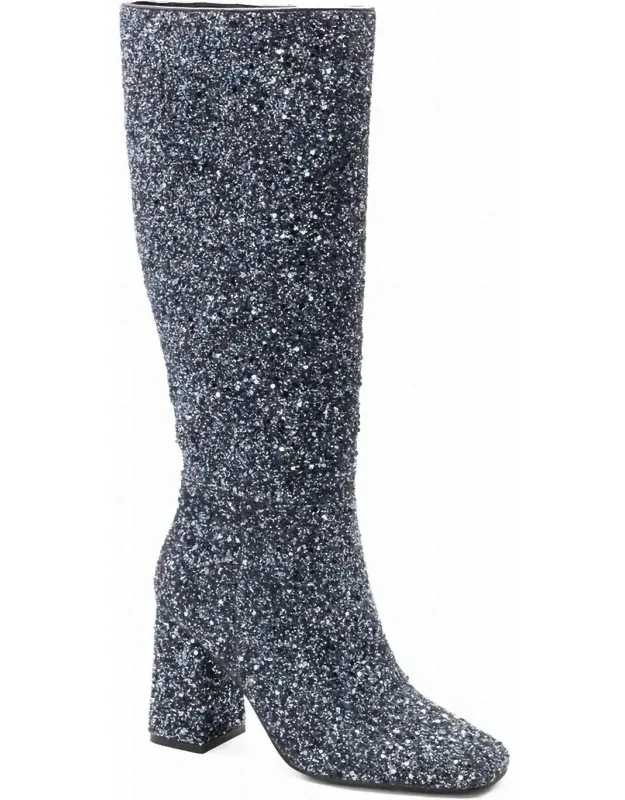 Yolo Glitter High Boots