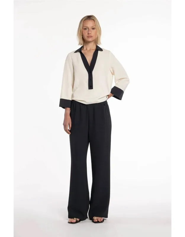 Double Crepe Trousers
