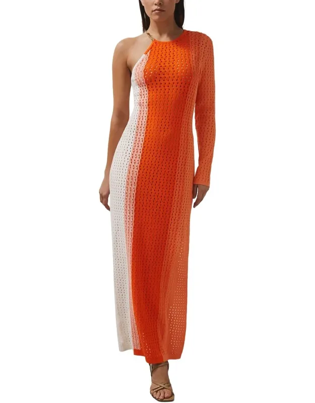 One Sleeve Knitted Dress