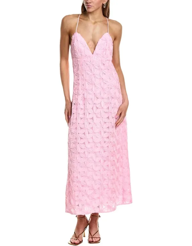 Lace Spaghetti Strap Maxi Dress