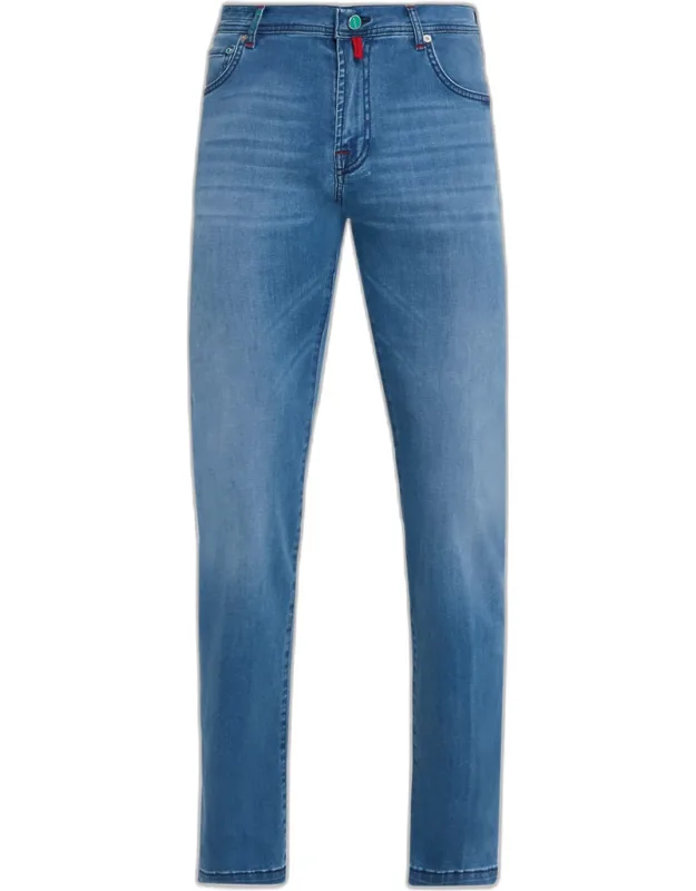 Slim Straight-leg Denim Jeans