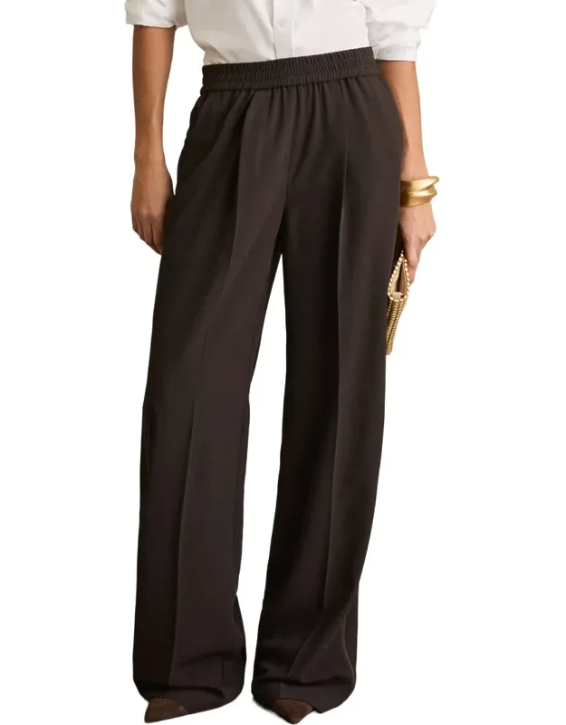 Side Stripe Wide Leg Trousers