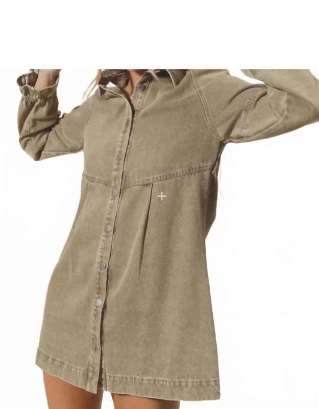 Denim Shirt Dress