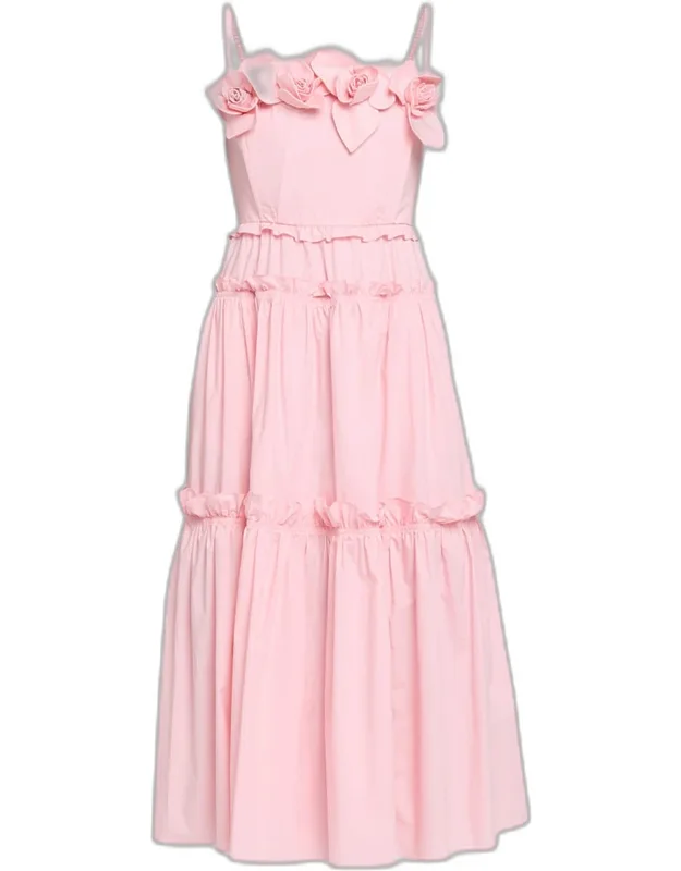 Poplin Midi Dress