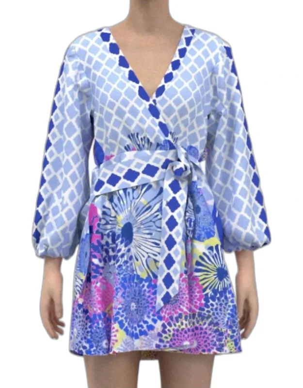 Floral Wrap Dress