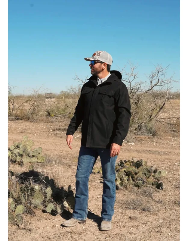 Hooded Shirt Jacket