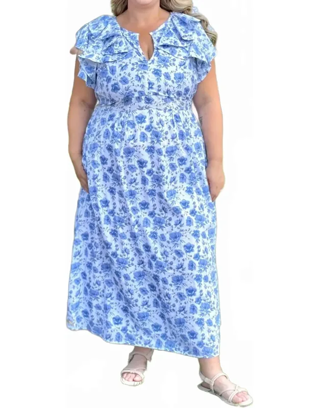 The Tranquil Garden Maxi Dress