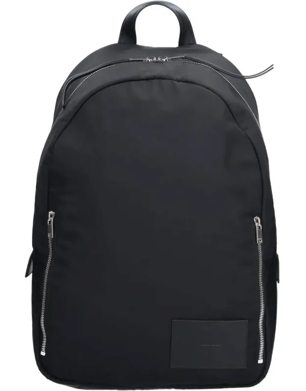 Urban Double Zip Fabric Backpack