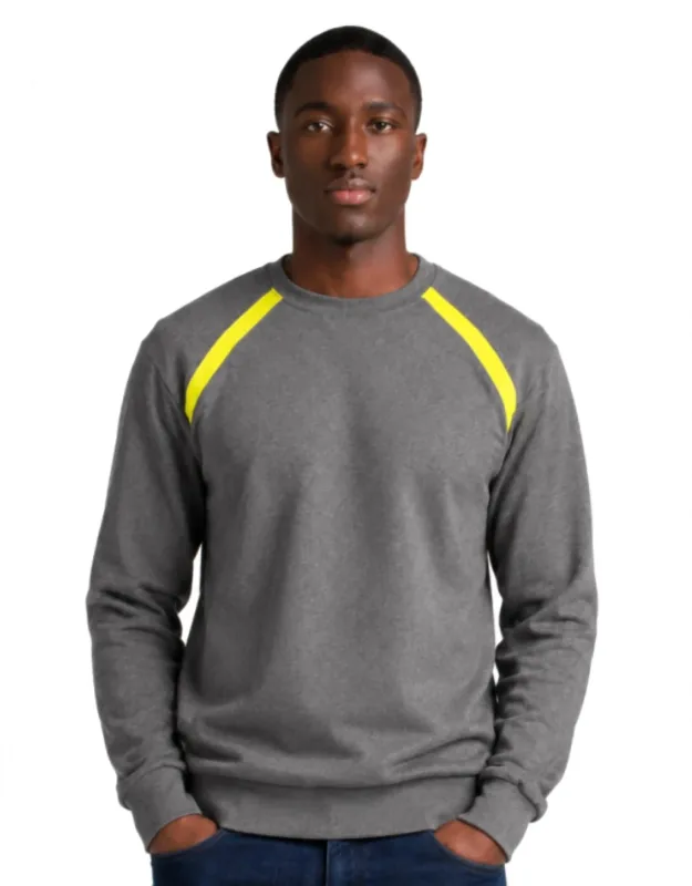 Sweatshirt - Organic Fleece With Reflective Accents