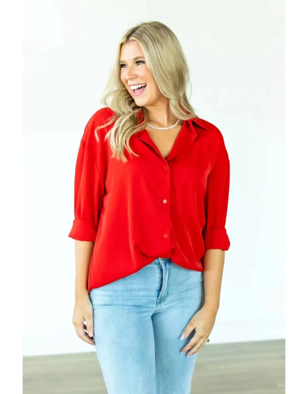 The Kathryn Button Up Top