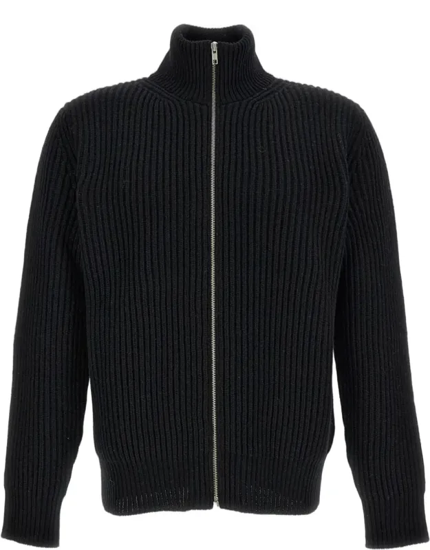 Rib-knit Wool Blend Sweater