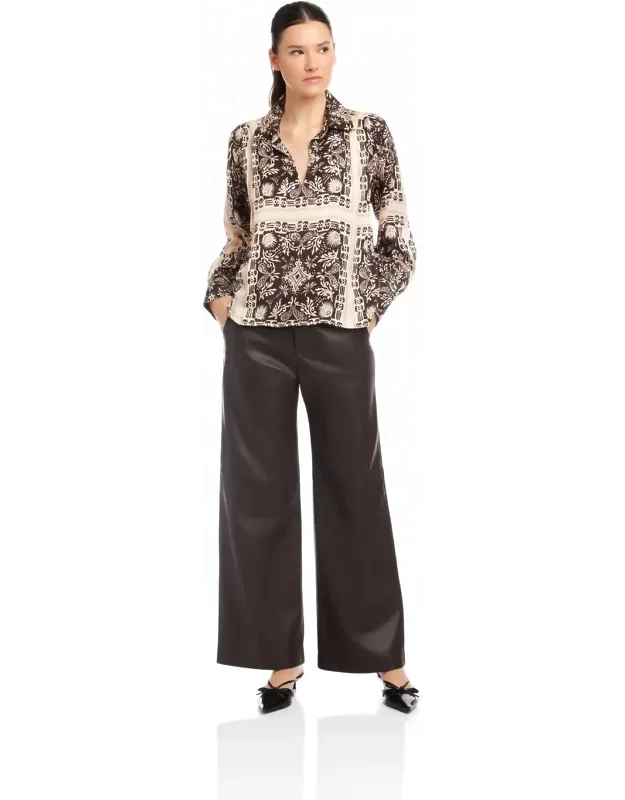 Tess Half Placket Shirt