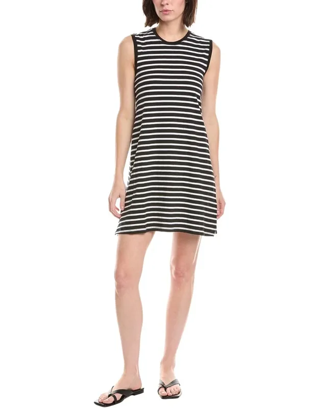 Stripe Classic Jersey Mini Dress