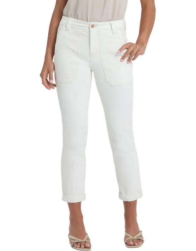 Margot Vintage White Girlfriend Jeans