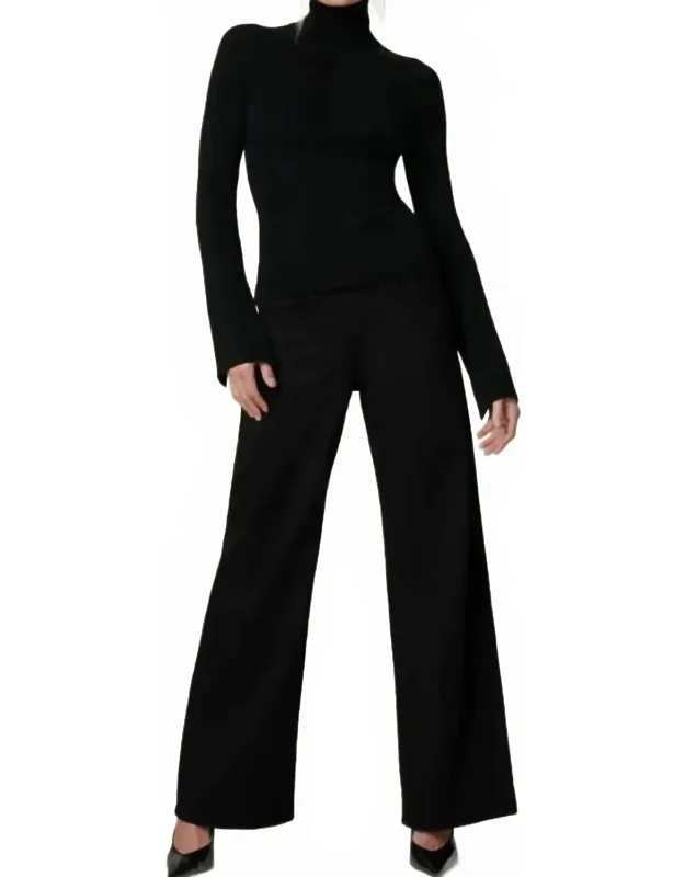 Lou Lou Low Rise Wide Leg Jeans