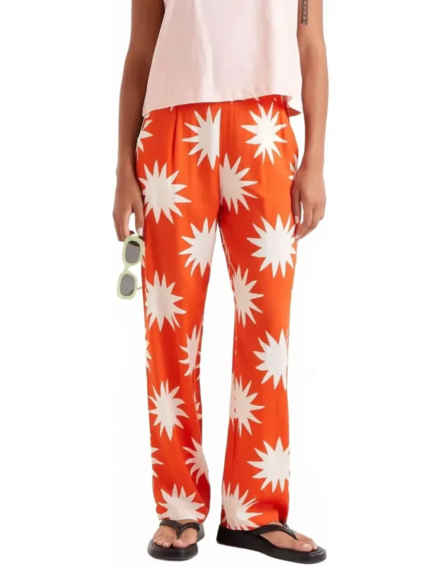 Big Sun Printed Pants