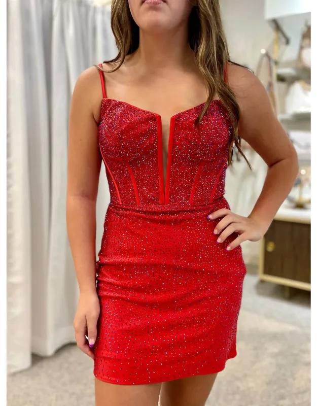 Fitted Hot Fix Dress