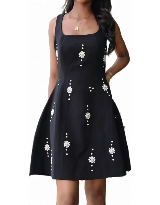 Cristal Open Back Mini Dress