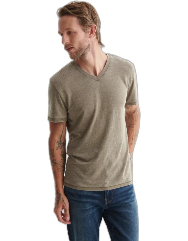 Venice Burnout V-neck Tee