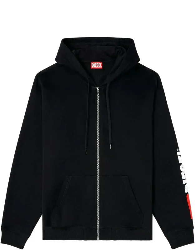 S-boxt Zip Hood Div Cotton Hoodie