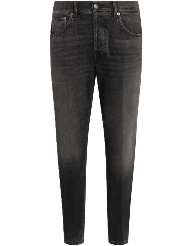 Faded Black Denim Jeans