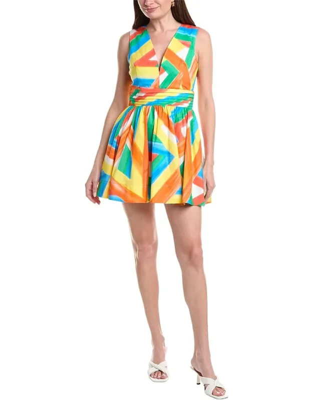 Nikki Stripe Poplin Mini Dress