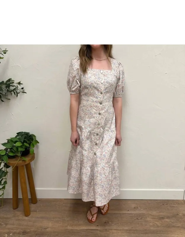 Elton Tulip Midi Dress