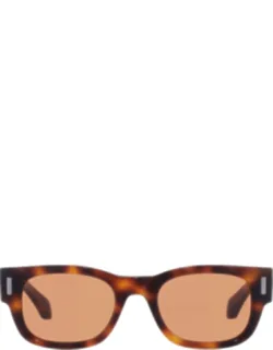Ferragamo Brown Square Sunglasses Sf2064se 240 51 Mm Lens Width, 100% Uv Protection