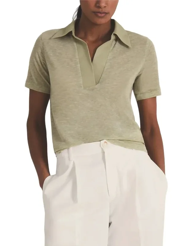 Fitted Cashmere-blend Polo Shirt