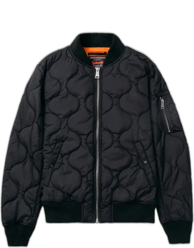 Quilted Ripstop Nylon Ma-1 Jacket