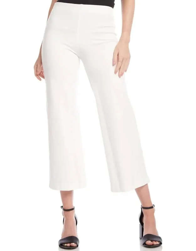 Wide Leg Cropped Pants