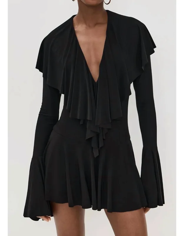 Ruffle Mini Dress