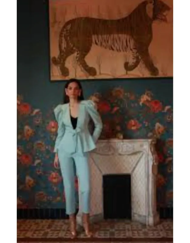 Nova Tie Front Blazer Suit