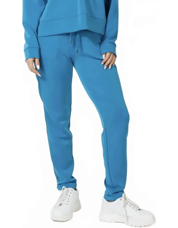 Tapered Pants With Satin Taping