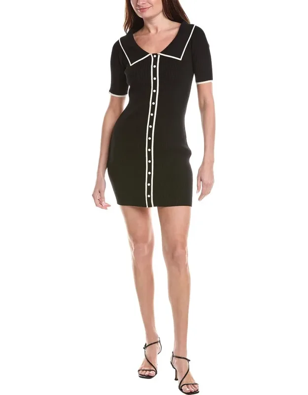 Jackie Shoulder Tipped Mini Dress