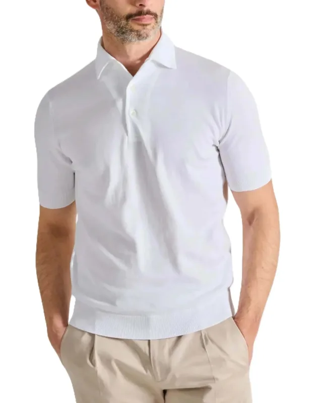 Cotton Blend Polo Shirt