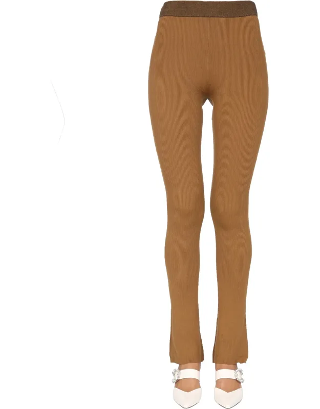 "camia Trousers With Elastic Waist And Slim Fit"