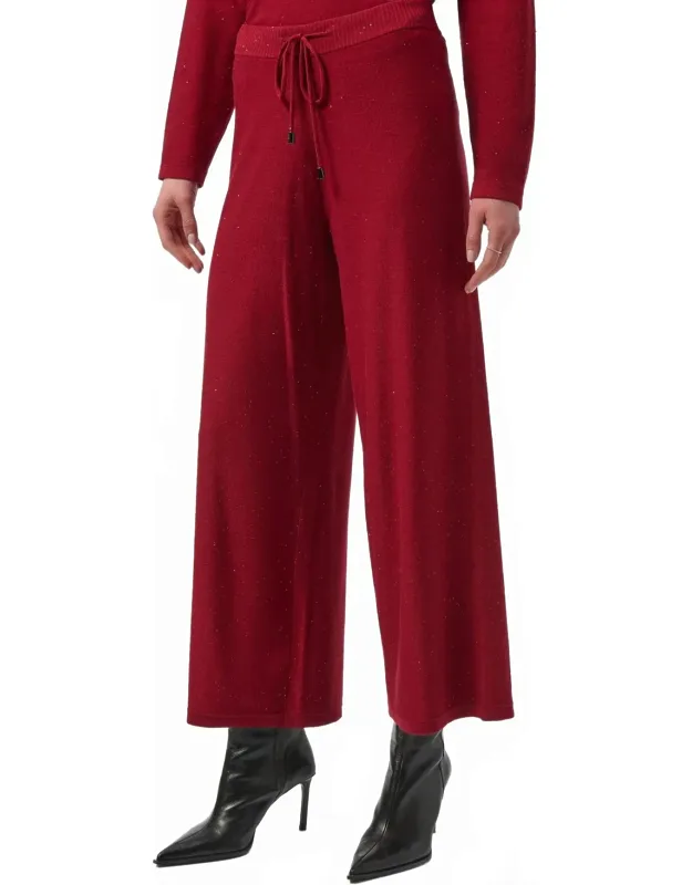 Sequined Wide Leg Culotte Pants