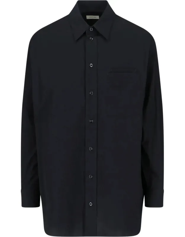 Long-sleeved Button Front Shirt