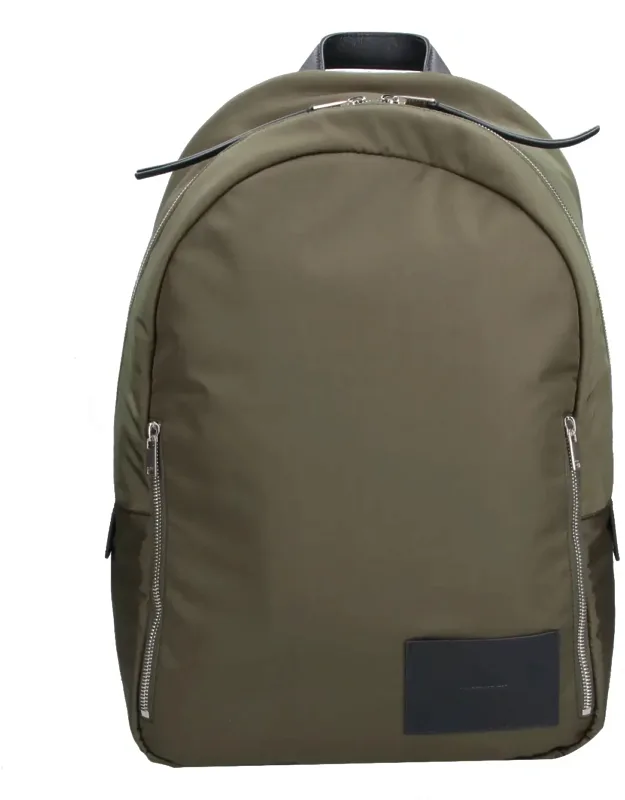 Urban Double Zip Fabric Backpack