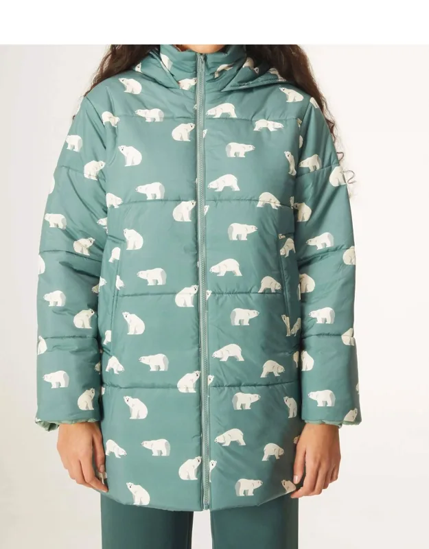 Polar Bear Print Coat