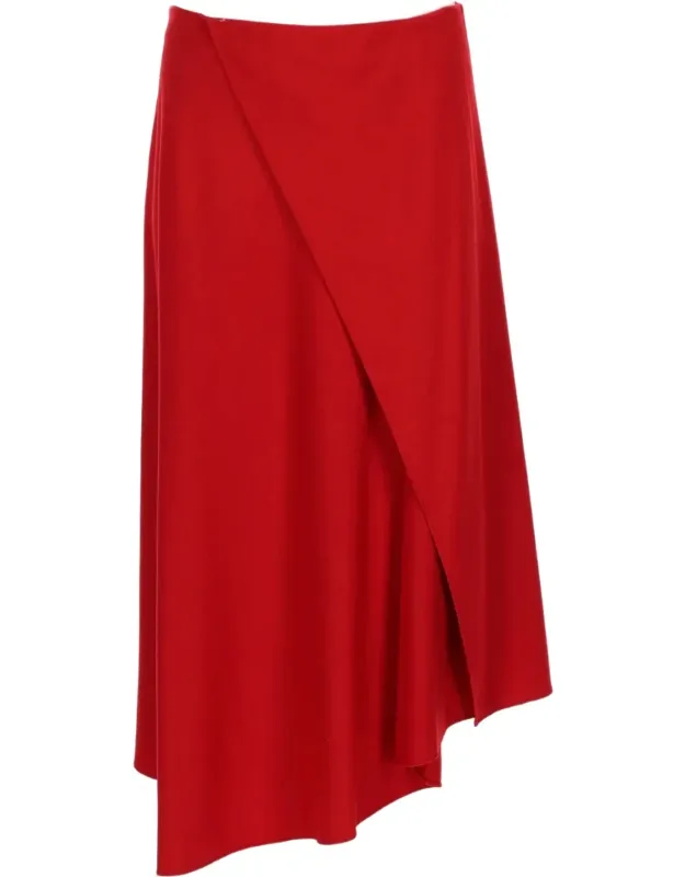 Asymmetrical Midi Skirt