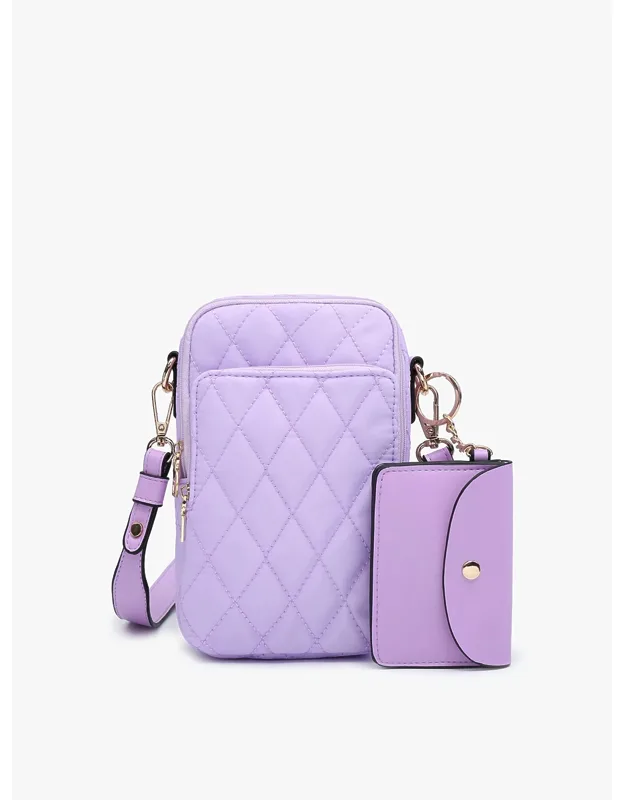 Parker Vegan Quilted Crossbody Bag