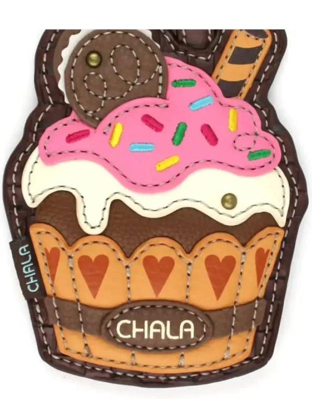 Cupcake Coin Purse Key Chain