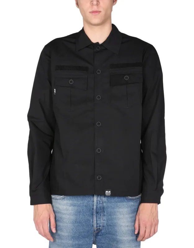 Arkair "utility" Shirt Pointed Collar Front Button Closure
