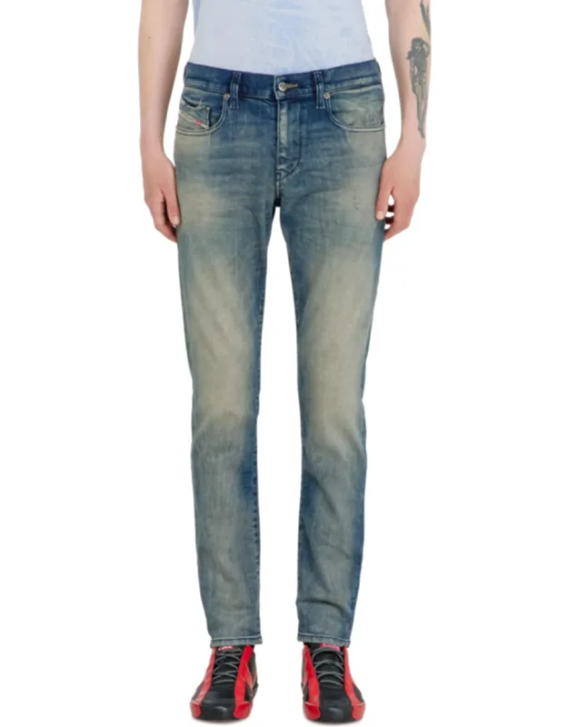 Diesel - Slim Jeans Regular Waist 2019 D-strukt - Jeans - Blue