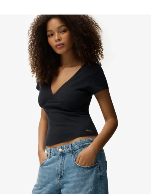 Cap Sleeve Corset Top