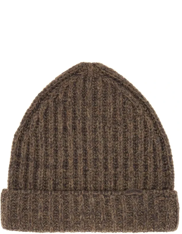 Wool And Cotton Blend Beanie
